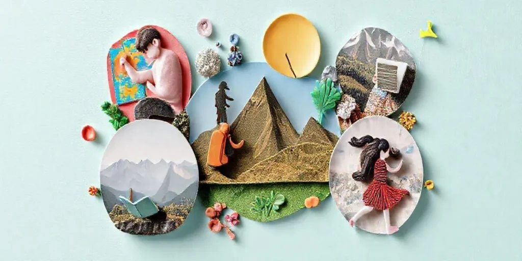 Exploring Passions: A Colorful Collage of Exciting Activities